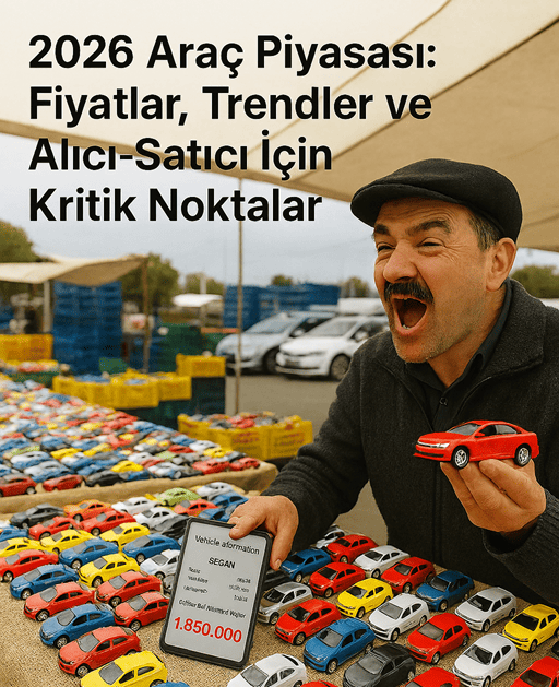 2026 Araç Piyasası: Fiyatlar, Trendler ve Alıcı-Satıcı İçin Kritik Noktalar